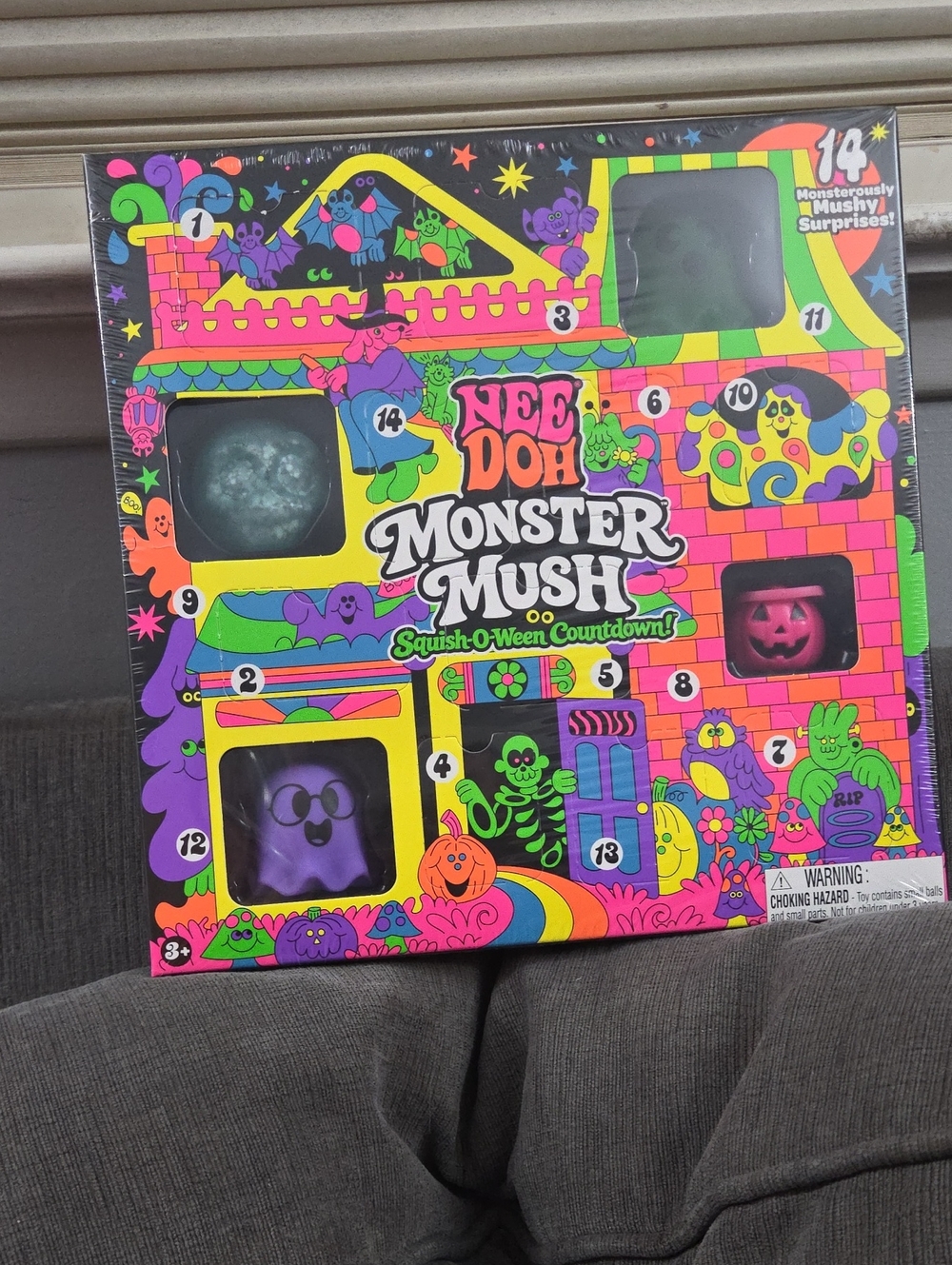 Monster Mush Squish-O-Ween Countdown - Nee Doh -HTF NIB